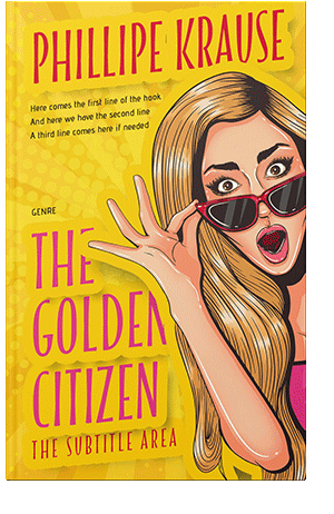 Pre Made Book Cover Ripe Lemon