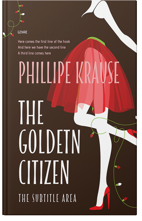 Front view of Premade Romance Book Cover - Cedar