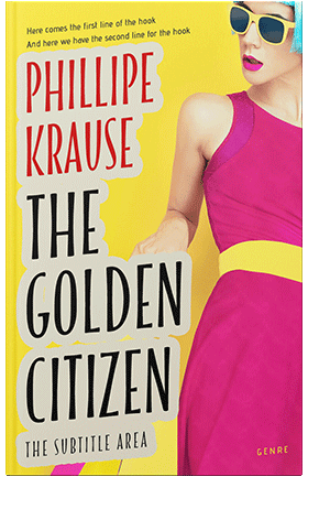 Pre Made Book Cover Cerise