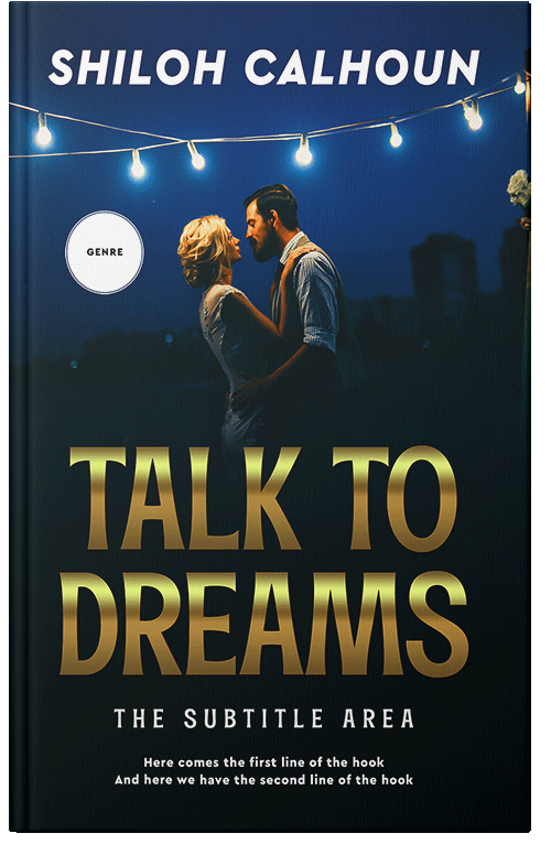 Front view of Black Pearl #13448 - Premade Romance Book Cover