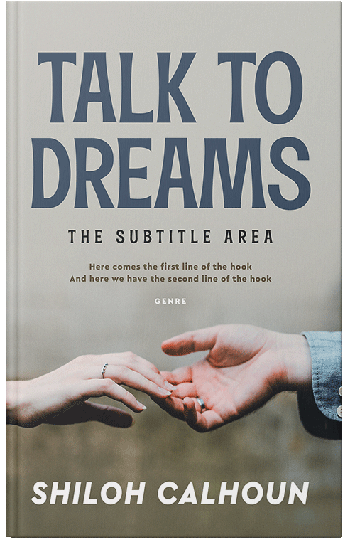 Front view of Premade Romance Book Cover - Cloud