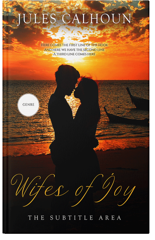 Front view of Graphite #13456 - Premade Romance Book Cover