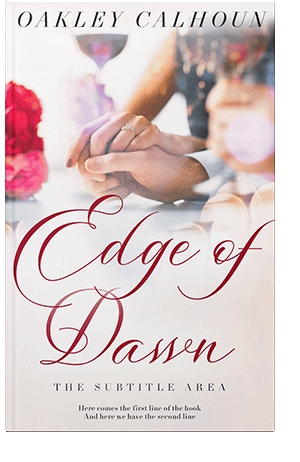 Pre Made Book Cover Dawn Pink