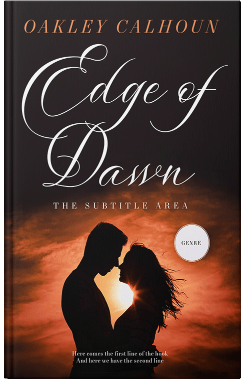 Front view of Premade Romance Book Cover - Coffee Bean