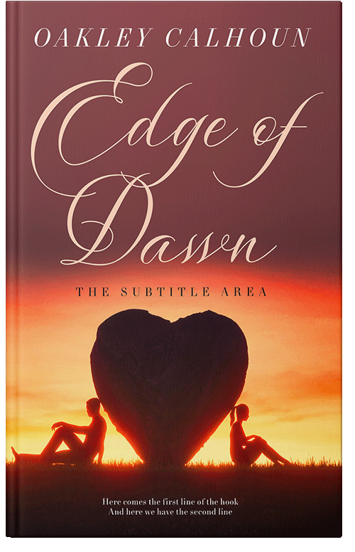 Front view of Premade Romance Book Cover - Nutmeg