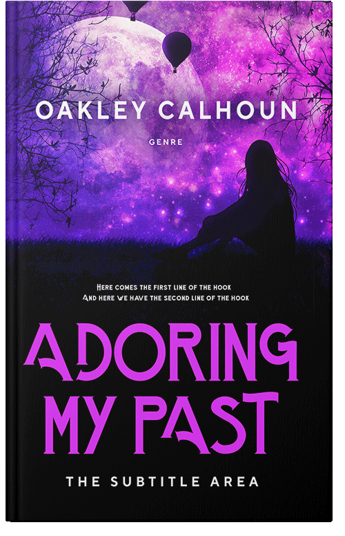 Front view of Ebony #13478 - Premade Romance Book Cover