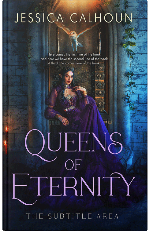 Front view of Cinder #13496 - Premade Fantasy Book Cover