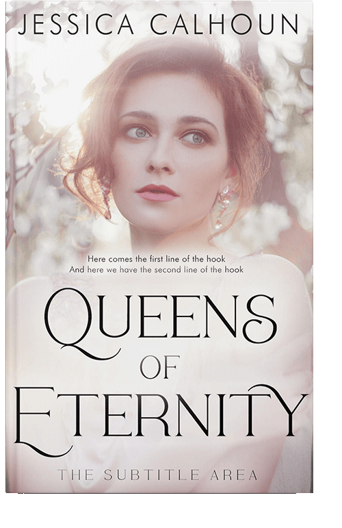 Front view of Pearl Bush #13502 - Premade Chick Lit Book Cover