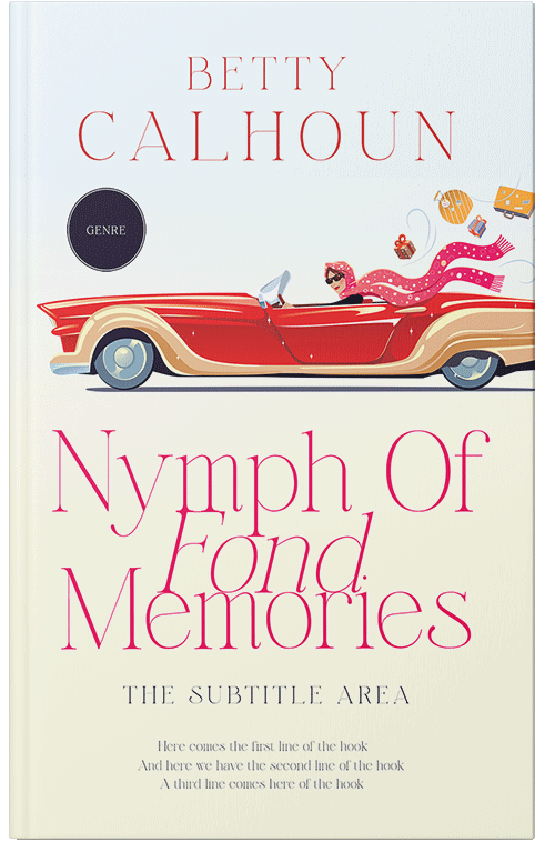 Front view of Ecru White #13533 - Premade Teen & Young Adult Book Cover