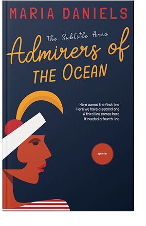 Pre Made Book Cover Blue Zodiac