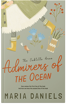 Pre Made Book Cover Ash