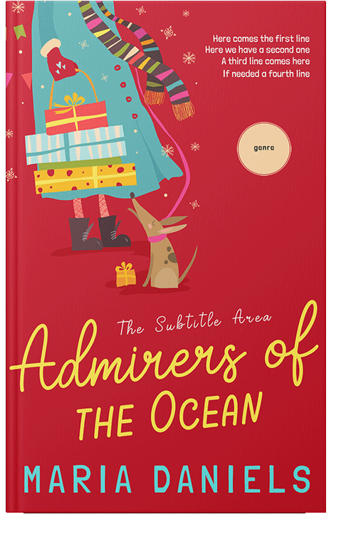 Front view of Crimson #13543 - Premade Chick Lit Book Cover