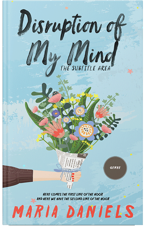 Front view of Powder Blue #13546 - Premade Chick Lit Book Cover