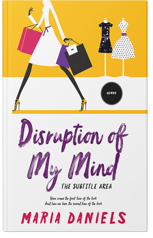 Front view of Amber #13550 - Premade Romance Book Cover