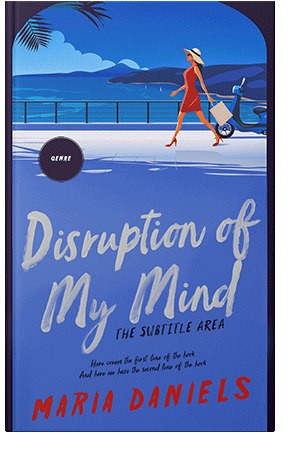 Pre Made Book Cover Indigo