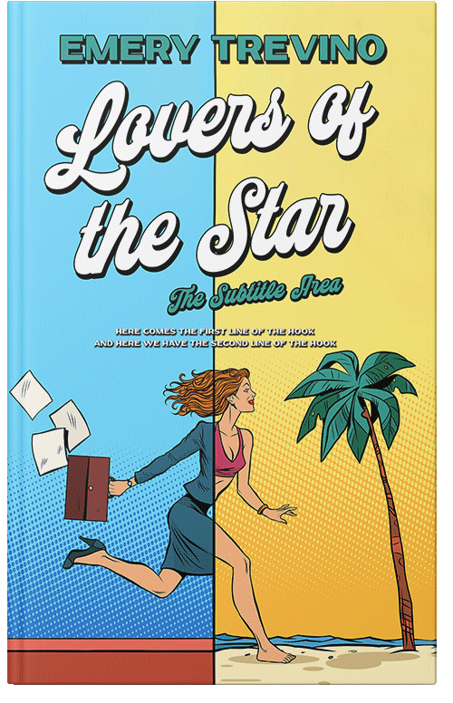 Front view of Turquoise Blue #13557 - Premade Business Book Cover