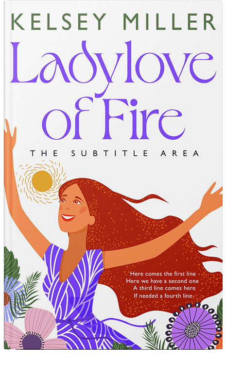 Front view of Milano Red #13570 - Premade Chick Lit Book Cover