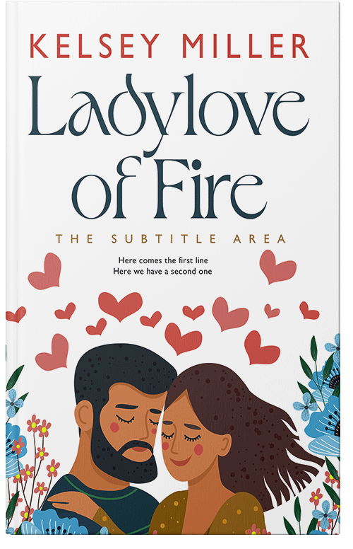 Front view of Premade Romance Book Cover - Raw Sienna