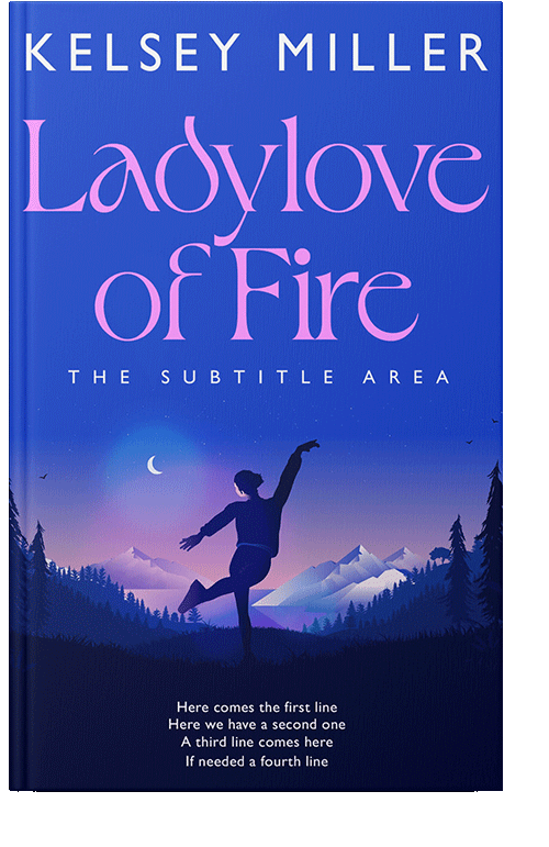 Front view of Persian Blue #13573 - Premade Travel Book Cover | BookCoverZone