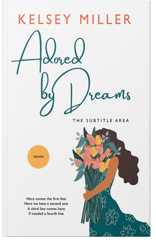 Front view of Casal #13581 - Premade Abstract Book Cover