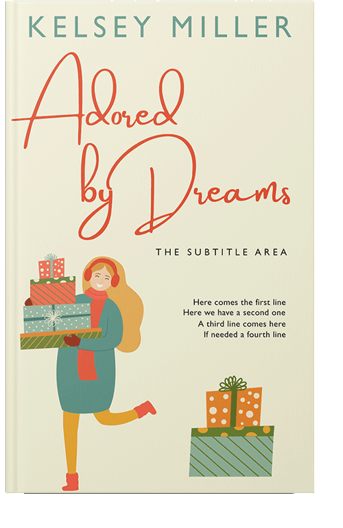 Front view of Quarter Spanish White #13583 - Premade Chick Lit Book Cover