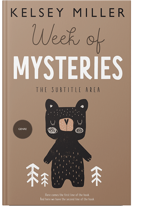 Front view of Sandrift #13590 - Premade Children's Book Cover