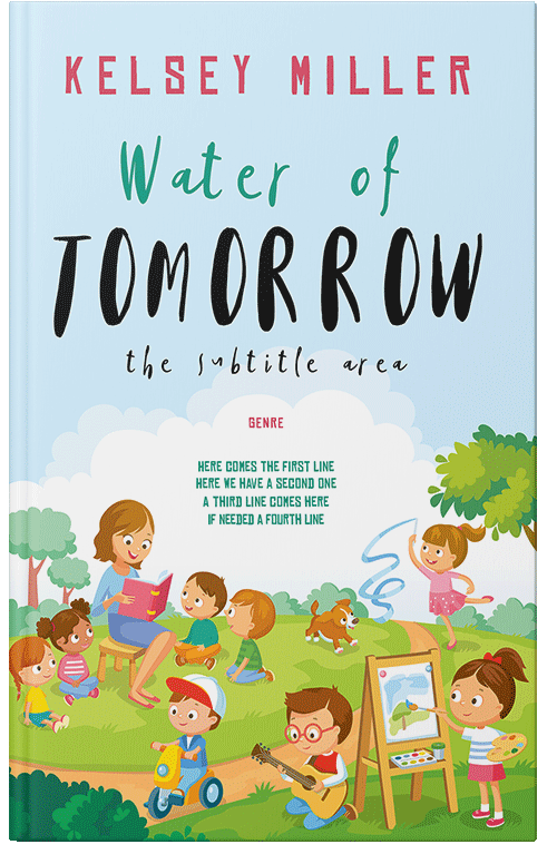 Front view of Jagged Ice #13602 - Premade Education Book Cover