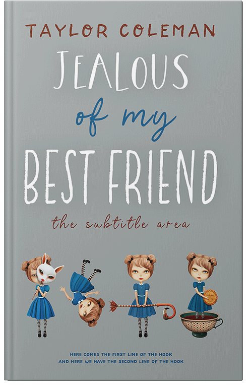 Front view of Premade Children's Book Cover - Edward