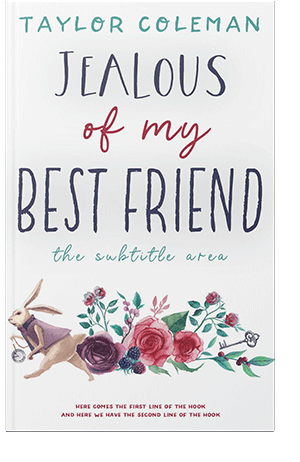 Pre Made Book Cover Eggplant