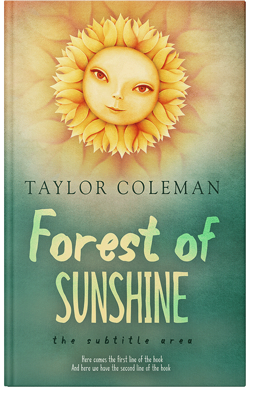 Front view of Indian Khaki #13619 - Premade Fantasy Book Cover