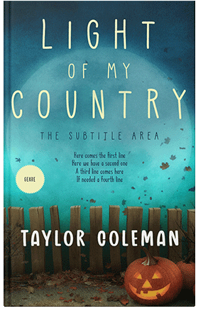 Pre Made Book Cover Outer Space