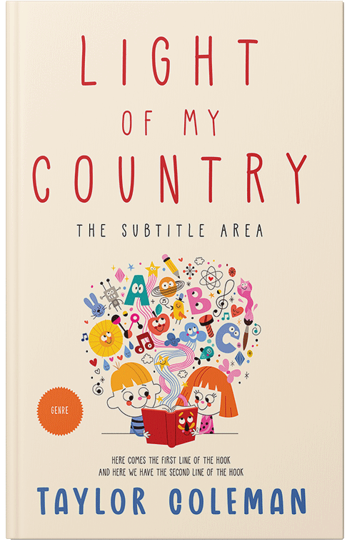 Front view of Linen #13631 - Premade Education Book Cover