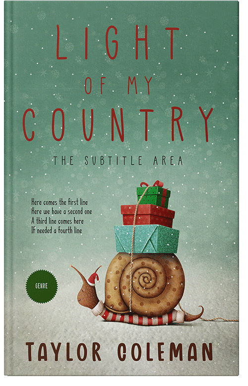 Front view of Premade Fantasy Book Cover - Oxley