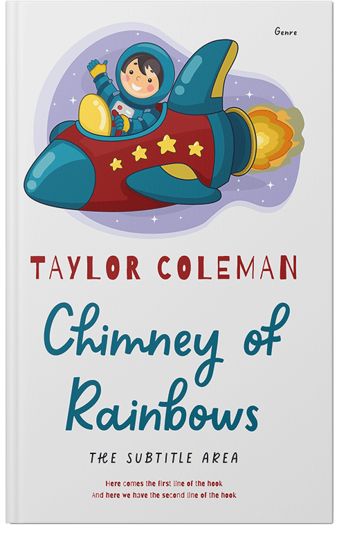 Front view of Atoll #13637 - Premade Fantasy Book Cover