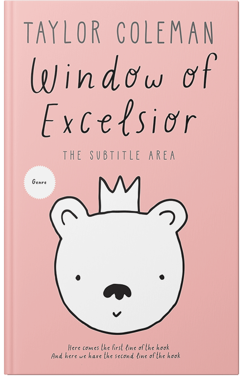 Front view of Apricot Peach #13651 - Premade Abstract Book Cover