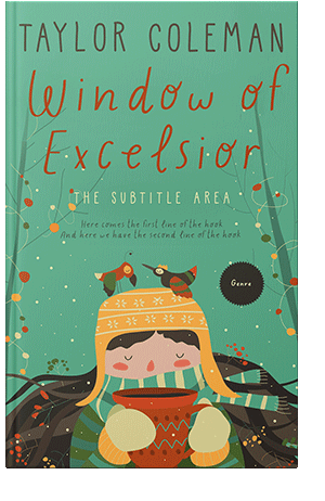 Pre Made Book Cover Silver Tree