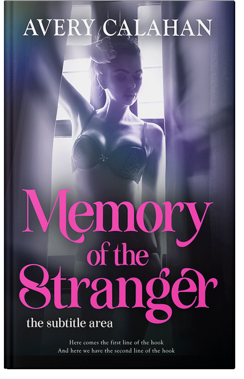 Front view of Ebony Clay #13677 - Premade Erotica Book Cover