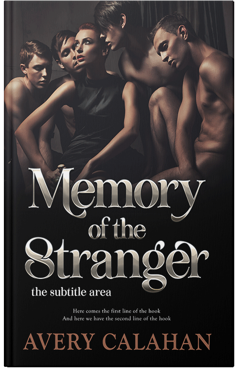 Front view of Cod Gray #13682 - Premade Erotica Book Cover