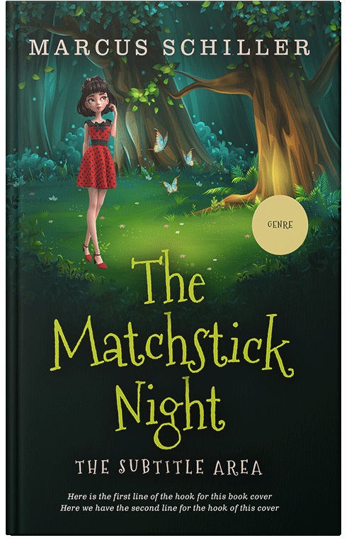 Front view of Racing Green #13700 - Premade Teen & Young Adult Book Cover