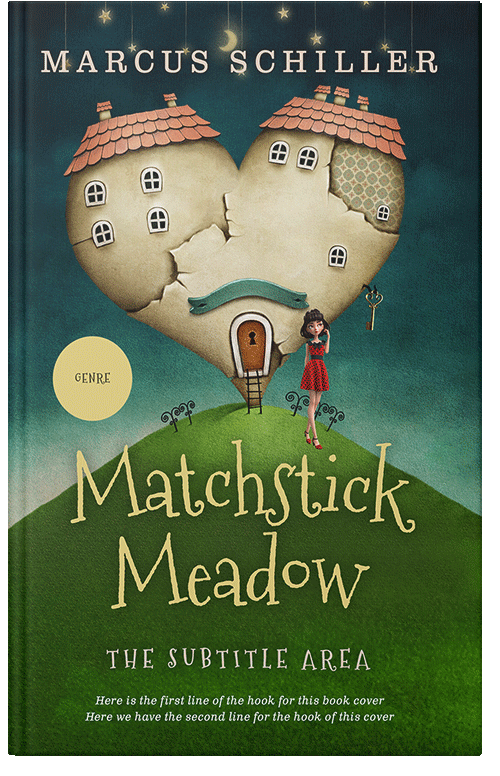 Front view of Mallard #13701 - Premade Surreal Book Cover