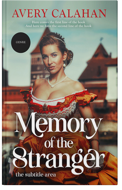 Front view of Green Spring #13705 - Premade Fantasy Book Cover