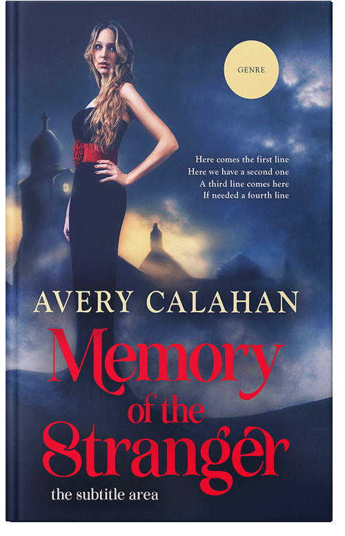 Front view of Premade Romance Book Cover - Cloud Burst