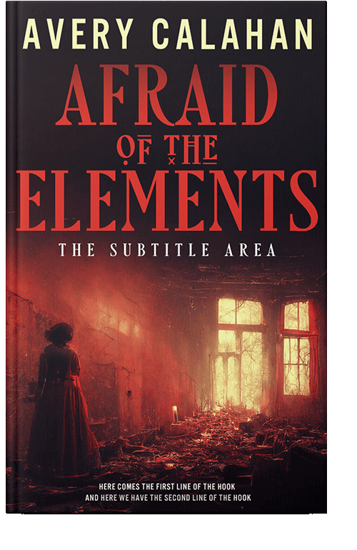 Front view of Coffee Bean #13714 - Premade Horror Book Cover