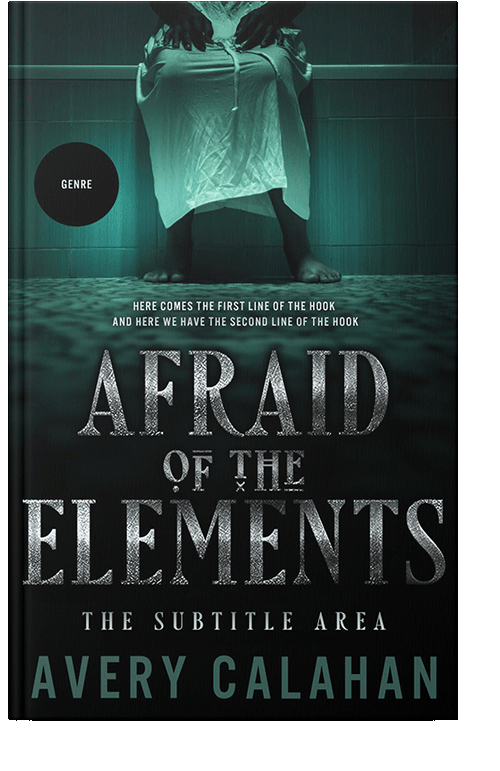 Front view of Black Bean #13720 - Premade Horror Book Cover