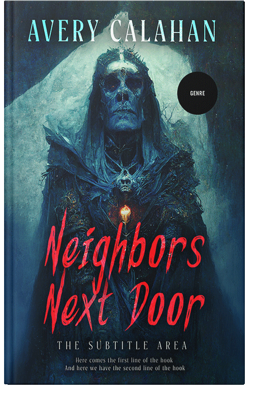 Front view of Big Stone #13725 - Premade Horror Book Cover