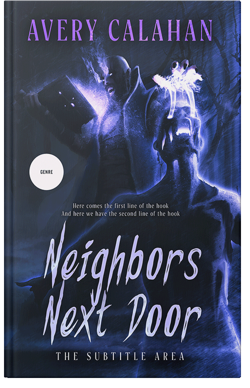 Front view of Mirage #13727 - Premade Horror Book Cover