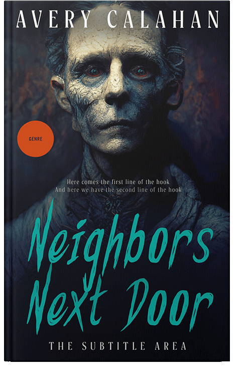 Front view of Vulcan #13730 - Premade Horror Book Cover | BookCoverZone