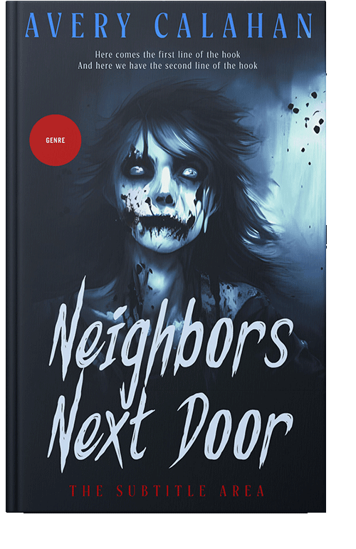 Front view of Mirage #13733 - Premade Horror Book Cover