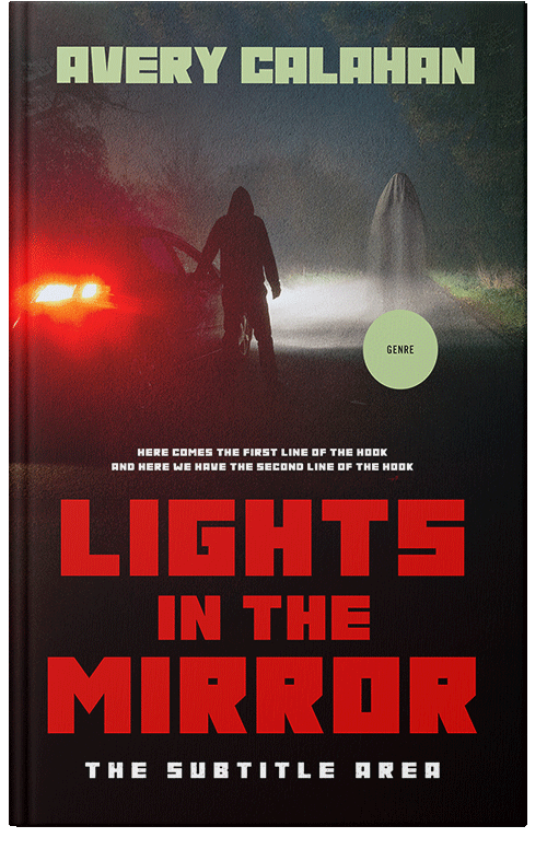 Front view of Valencia #13736 - Premade Horror Book Cover