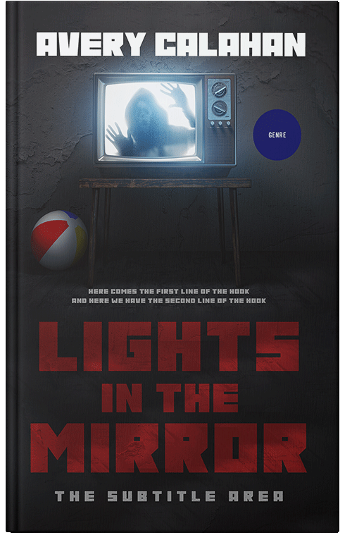 Front view of Shark #13740 - Premade Horror Book Cover